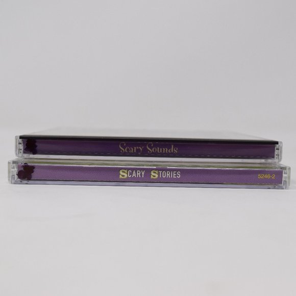 Halloween Party CDs Scary Sounds & Stories Effects Music Haunted House Lot of 2 - Picture 3 of 8